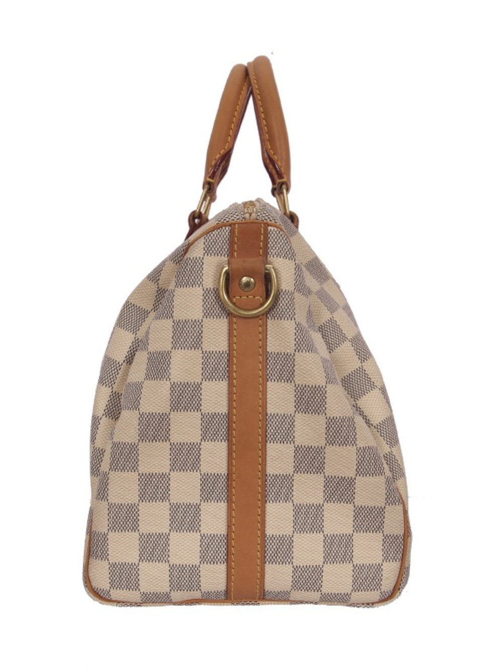 ♥️Louis Vuitton Speedy 30 Classic Checker Satchel in Beige and Tan Handbag♥️ - Picture 5 of 16